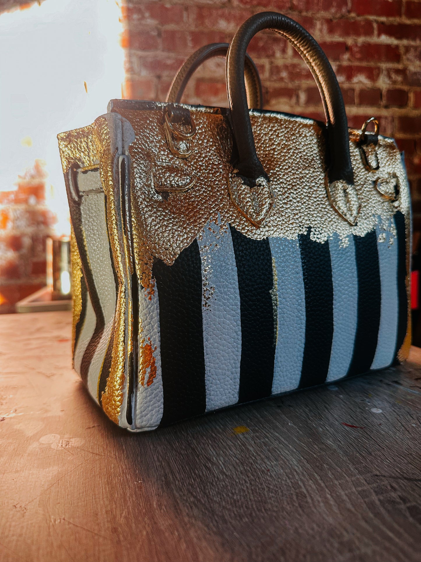 Metallic Goldie Tote image 1