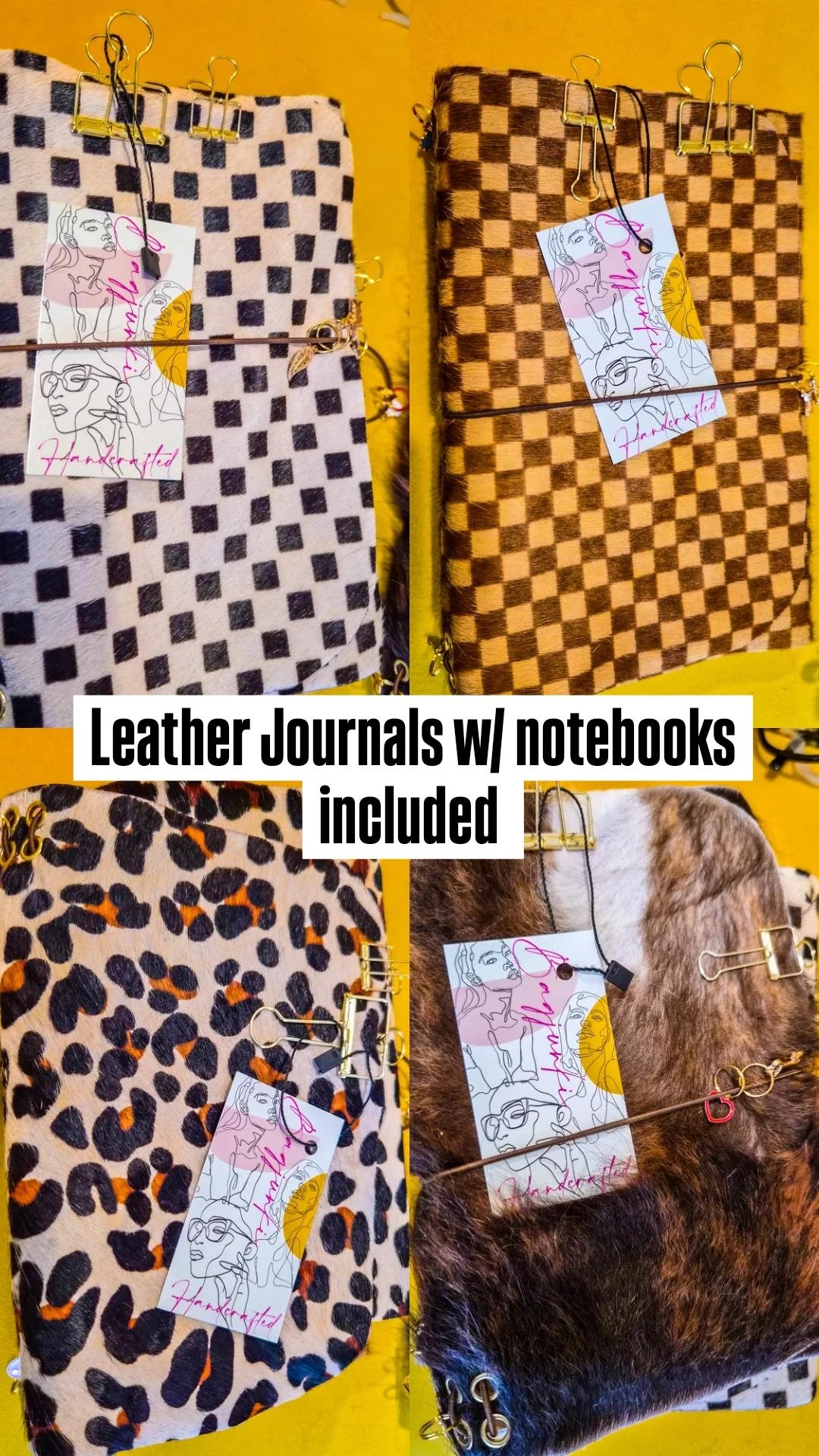 100% Leather Journals - A4 Size