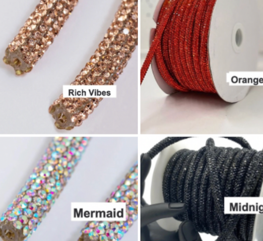 Encrusted Glam Strap