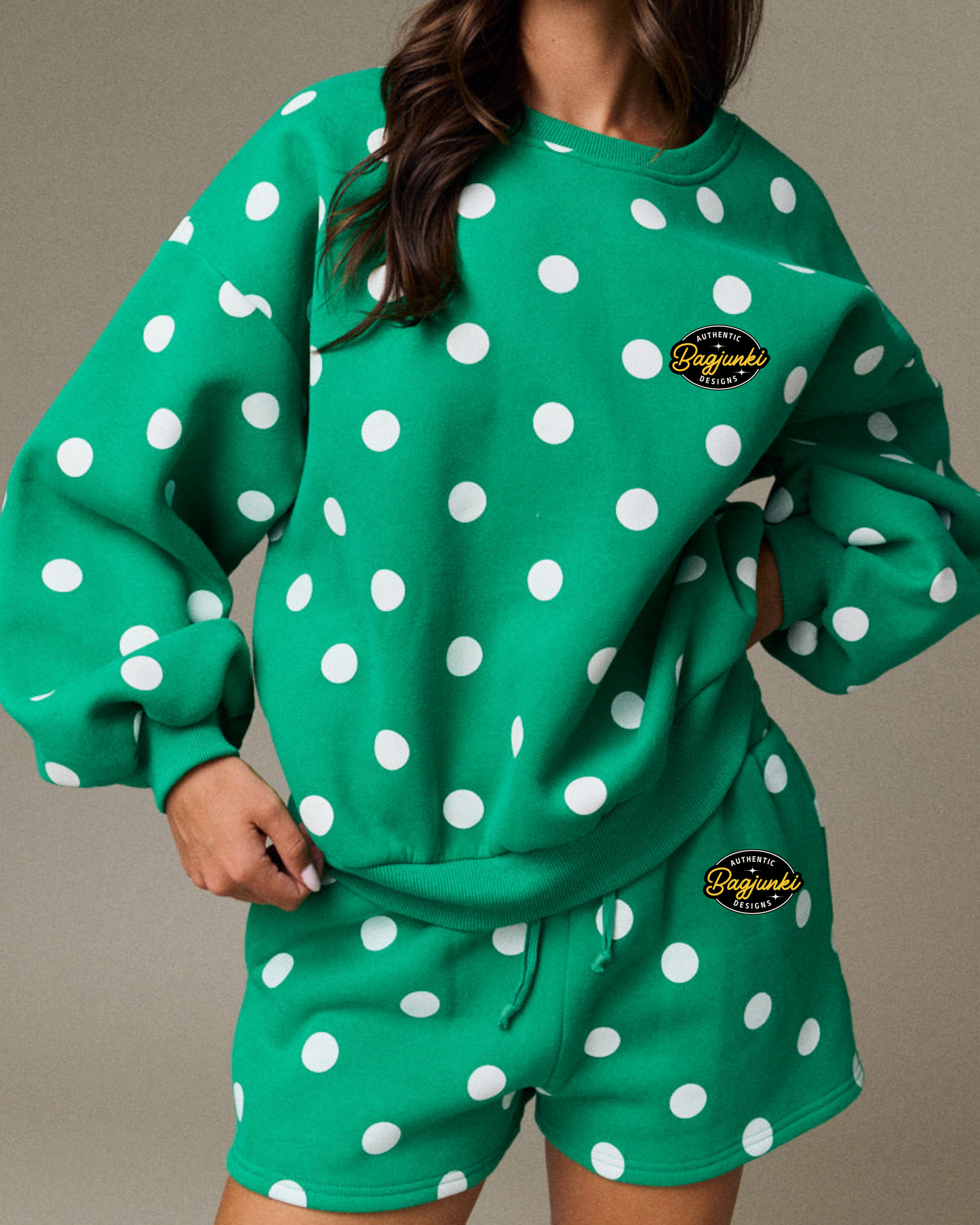Polka Sweat Set