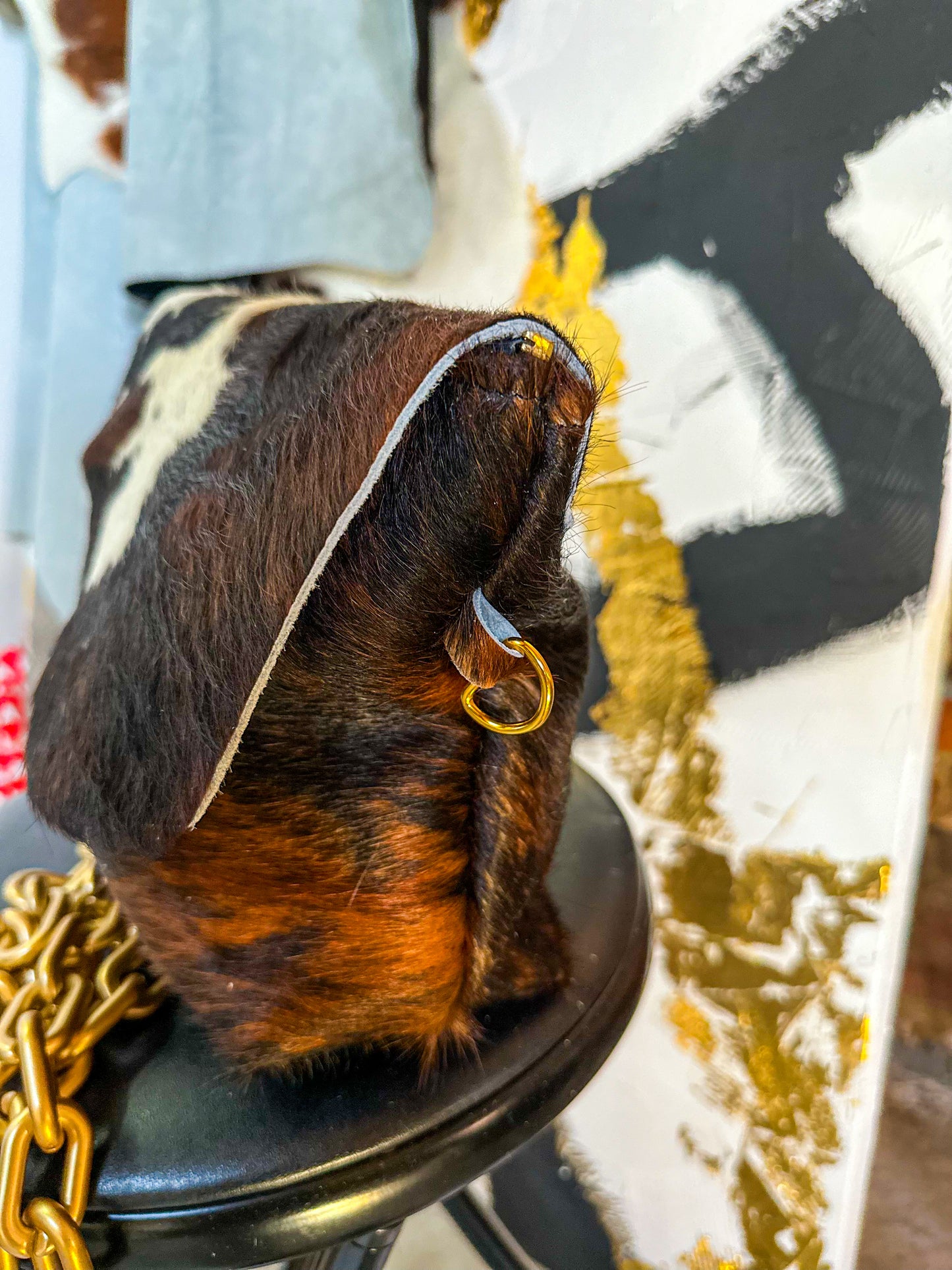 Cow Rawhide Shoulder Bag image 2