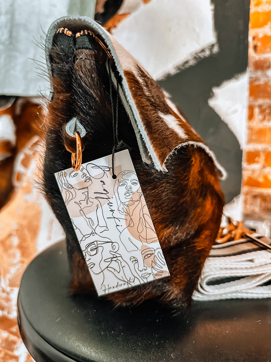Cow Rawhide Shoulder Bag image 1