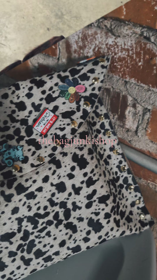 Speckled Cowhide Foldover Case