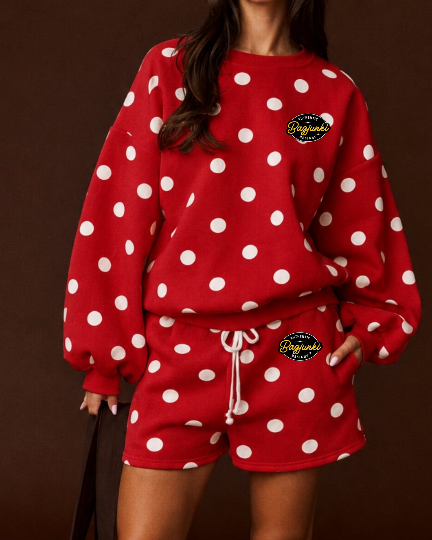 Polka Sweat Set