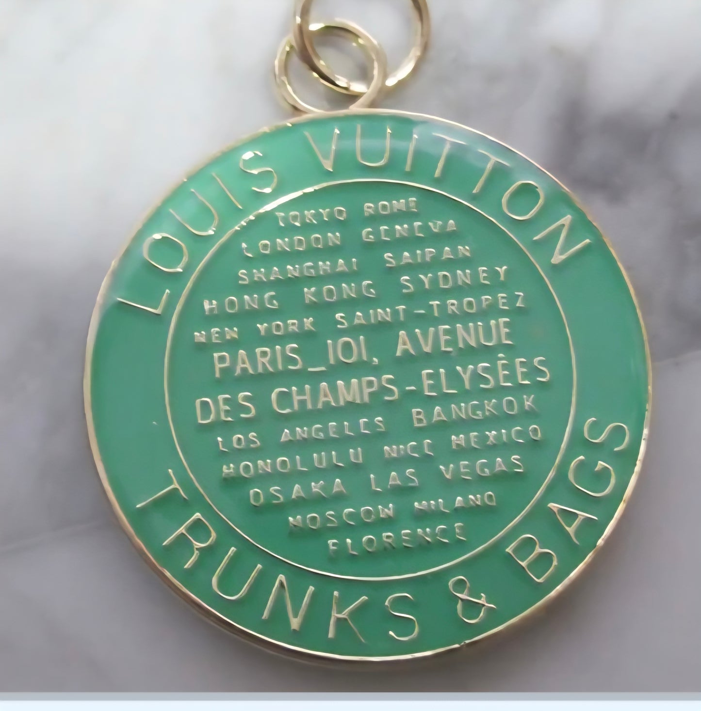 Lv Charm Necklace