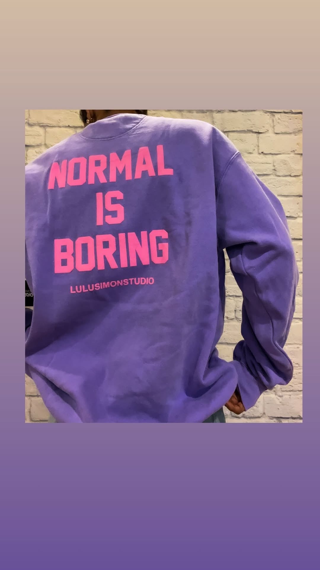 Normal is Boring Sweatshirt