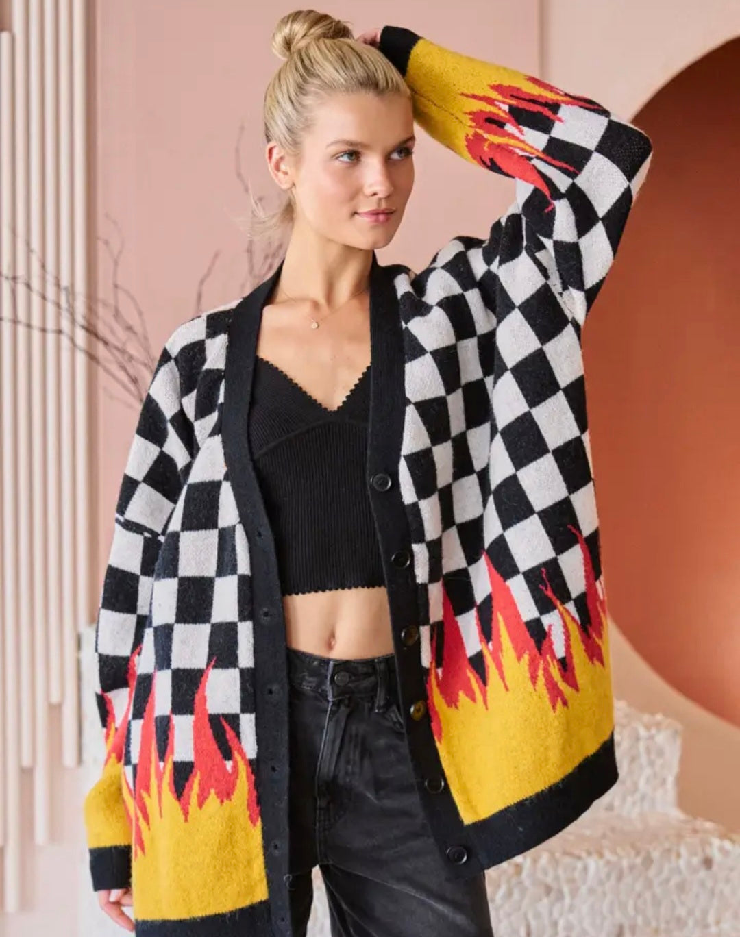 Flame 🔥 Thrower cardigan